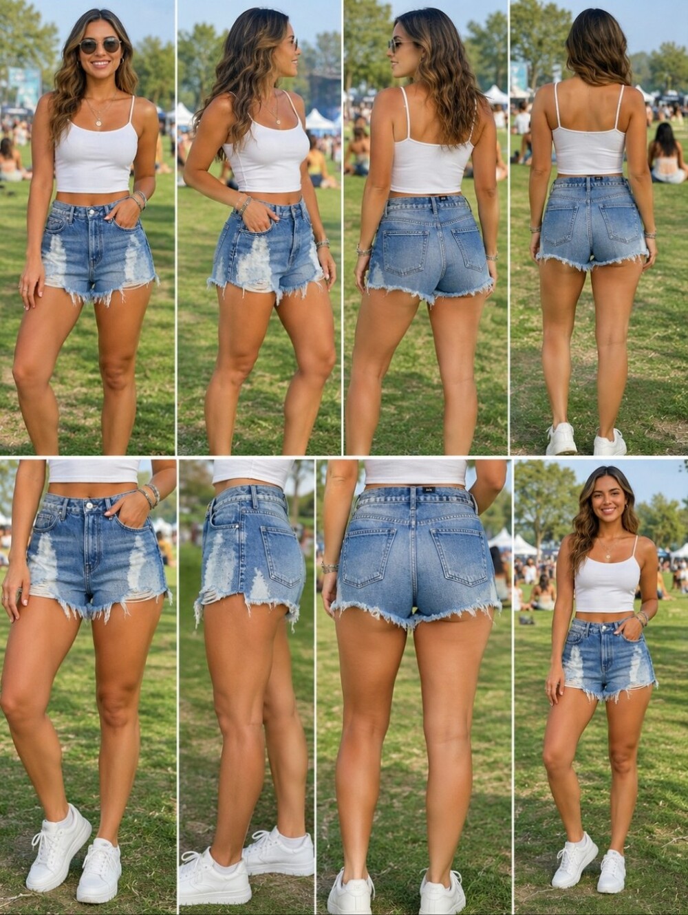 3x1 W2 Mason Denim Shorts Size 28 Vandal Acid Wash Distressed Cutoff NWT